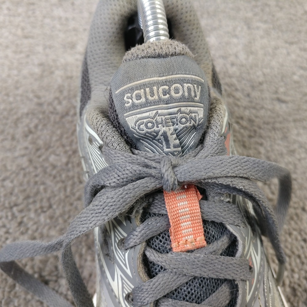 Saucony Cohesion 13 Womens Size 7.5 Running Shoes Gray Sneakers Low Top - Picture 7 of 12